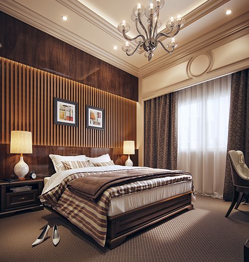 3d interior design bedroom , interior ideas ,
